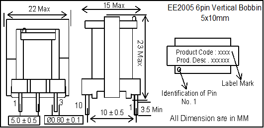 SMPS Transformers EE20